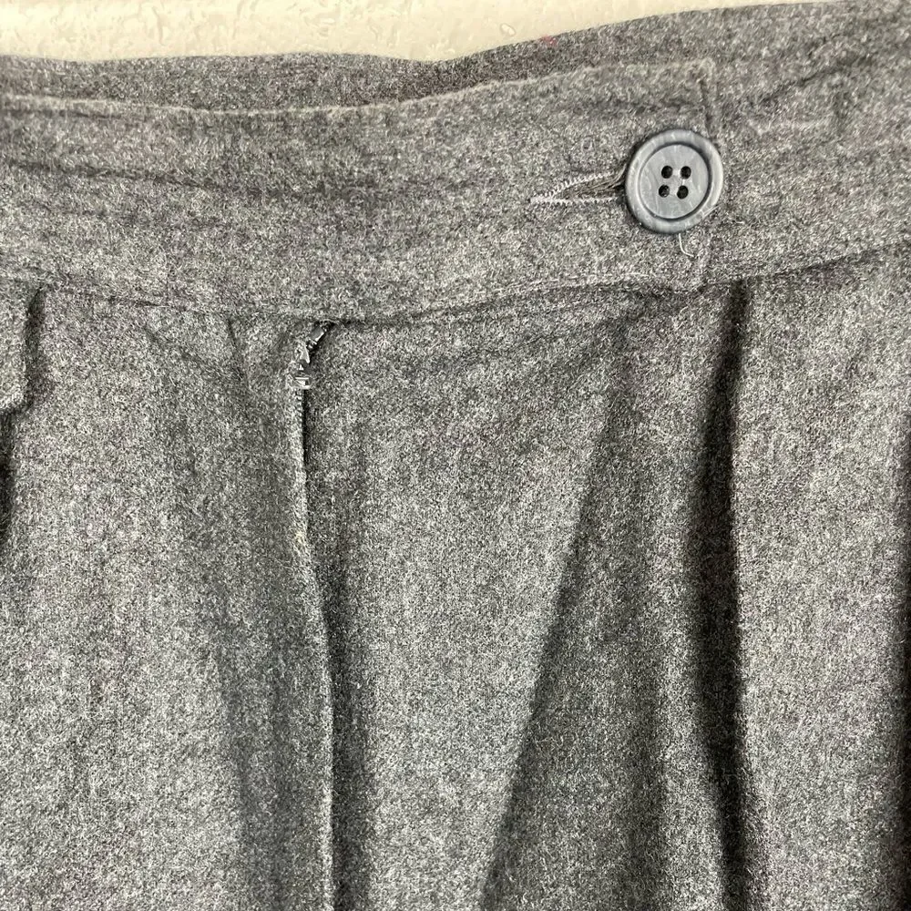 Miss Pendleton Gray Wool Slack Pants Size 10 EUC